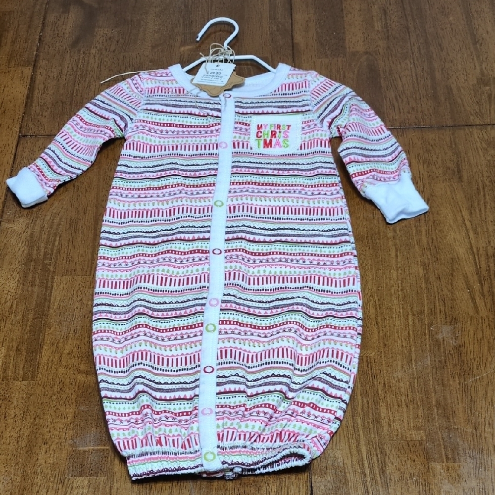 Mud Pie Festive Striped Sleep Sack